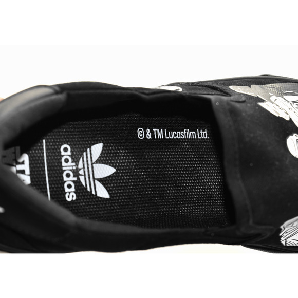 B8 Auth ADIDAS Court Rallye Star Wars Graphic Canvas Sneaker Shoes FY5312 Size 9 - Picture 4 of 7